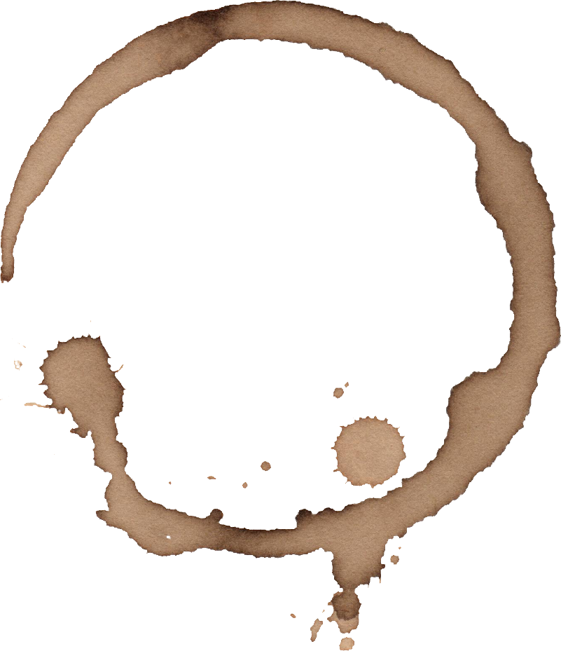 Coffee stain
